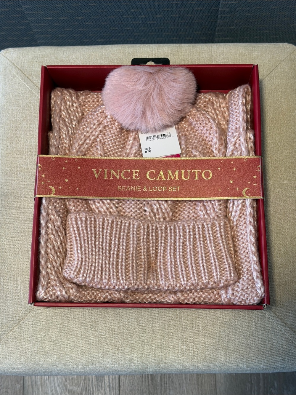 Vince Camuto Pom Beanie & Infinity Scarf Set